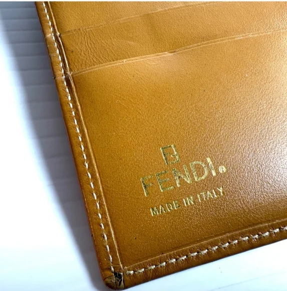 Fendi Vintage Rare Yellow and Black Wallet (EUC) - Picture 4 of 13
